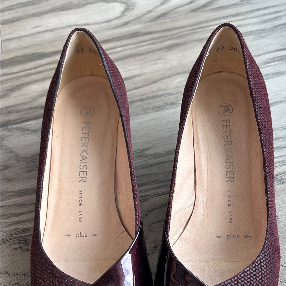 Peter Kaiser Women's Burgundy Pumps size 5, US7.5 - Picture 7 of 15